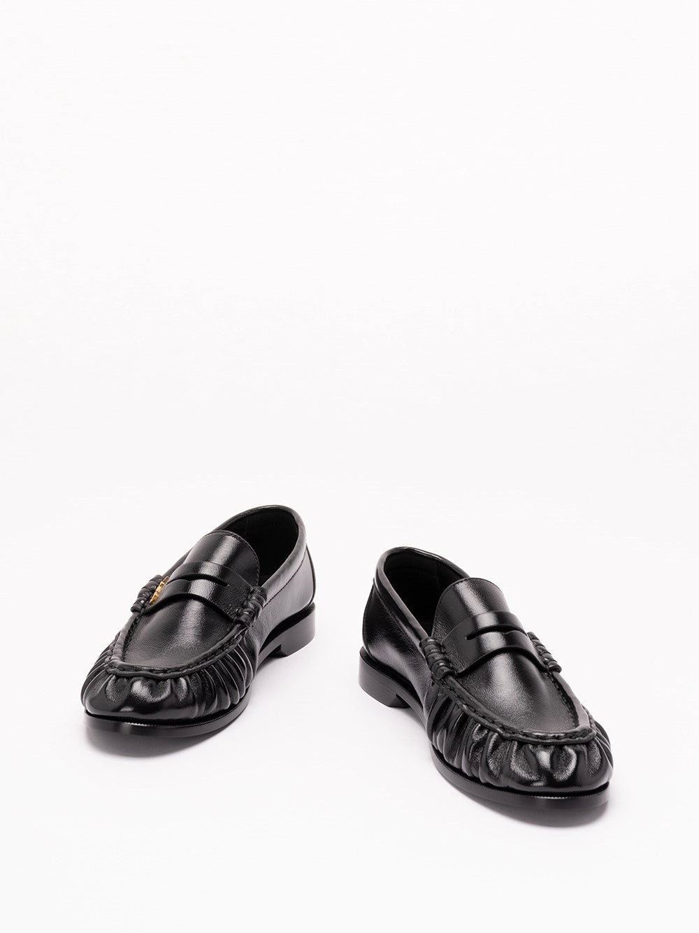 Saint Laurent Women Le Loafer Supple In Shiny Leather