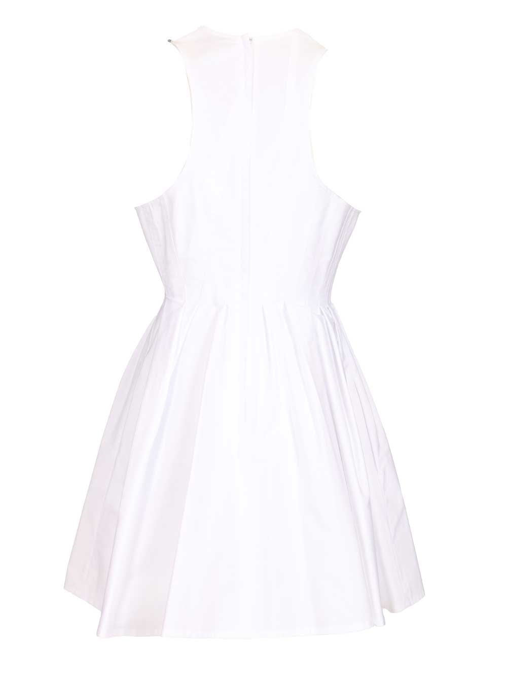 Sportmax Women Ara Sleeveless Washed Cotton Mini Dress