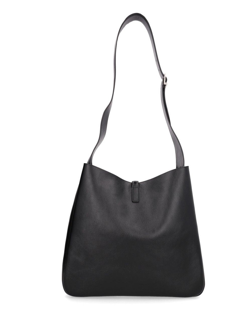 Saint Laurent Saint Laurent Women Le 5 À 7 Maxi Hobo Bag In Textured Leather
