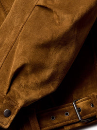 Saint Laurent Women Bomber Jacket In Vintage Split Leather