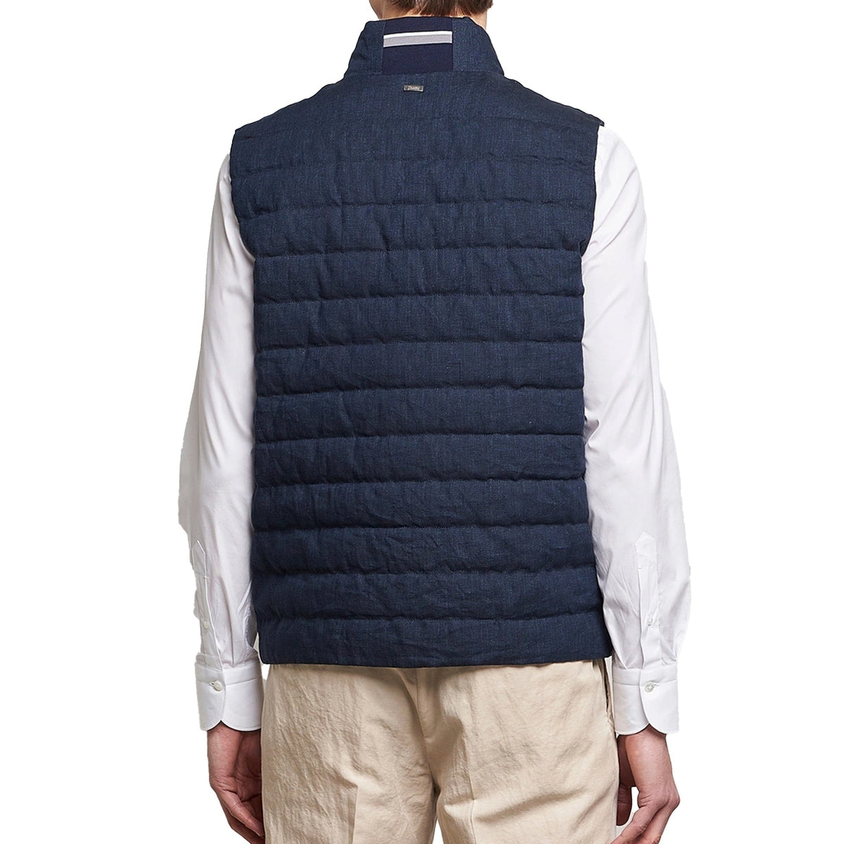 Herno Herno Linen Down Gilet Men