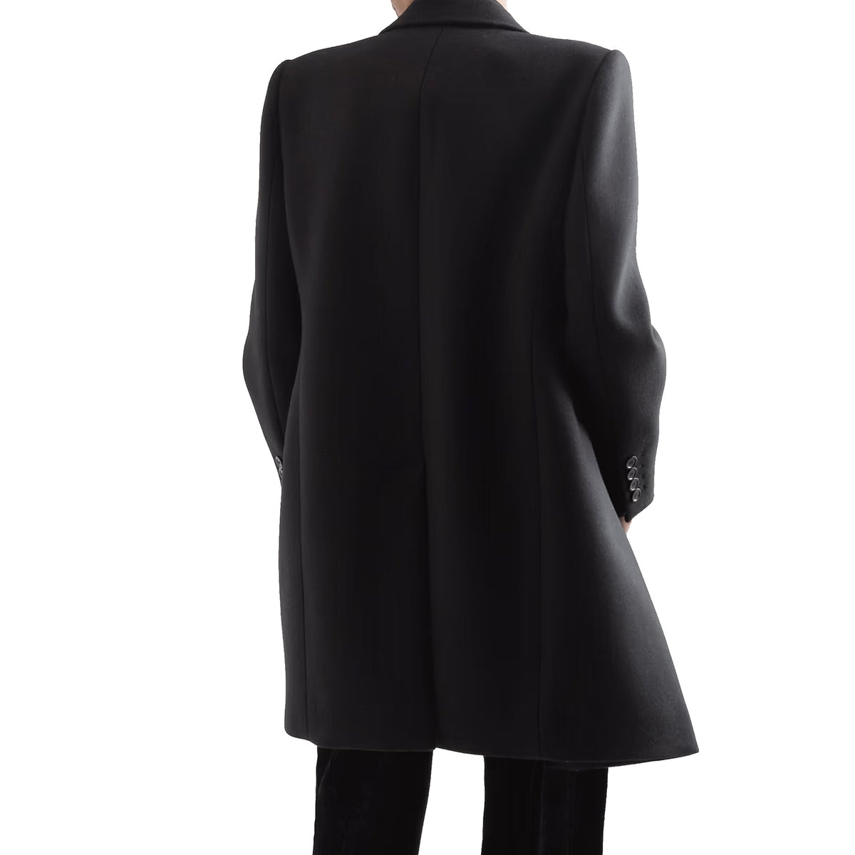 Saint Laurent Saint Laurent Double-Breasted Wool Coat Men