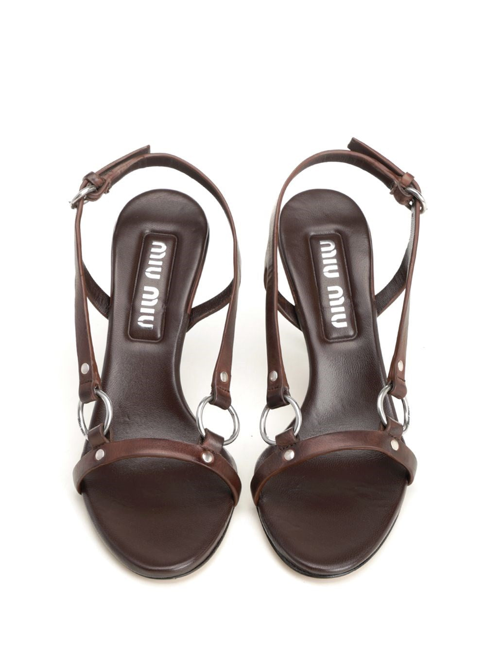 Miu Miu Women Leather Sandals