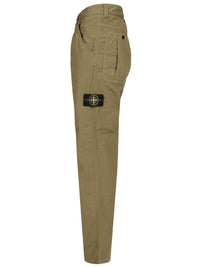 Stone Island Men Organic Cotton Ripstop Chino Trousers