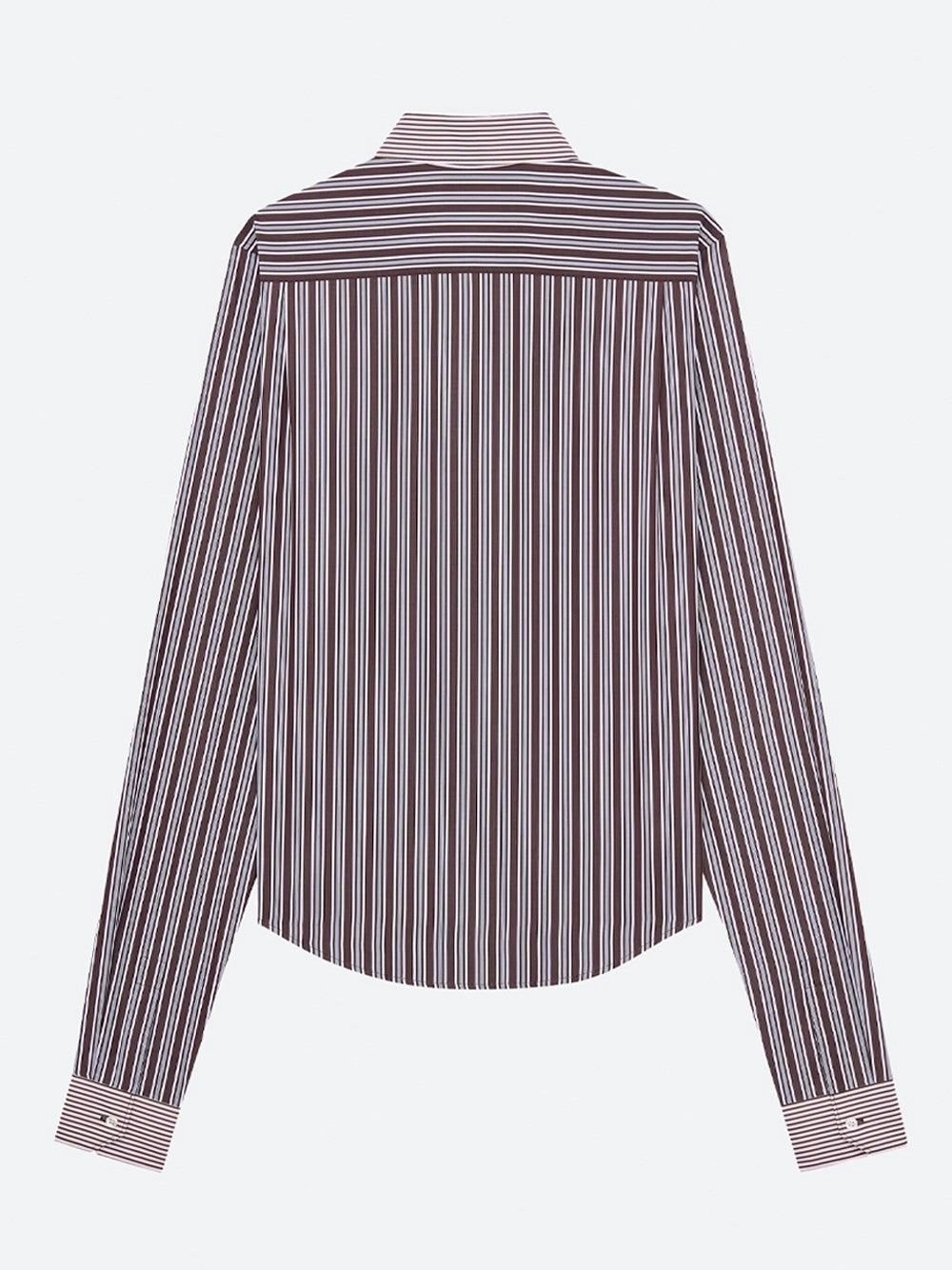 Saint laurent Saint Laurent Men Winchester Shirt In Striped Cotton Poplin