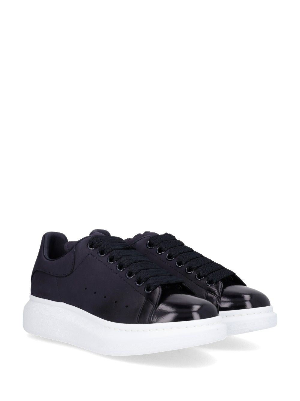 Mcqueen Men Oversized Leather Sneakers