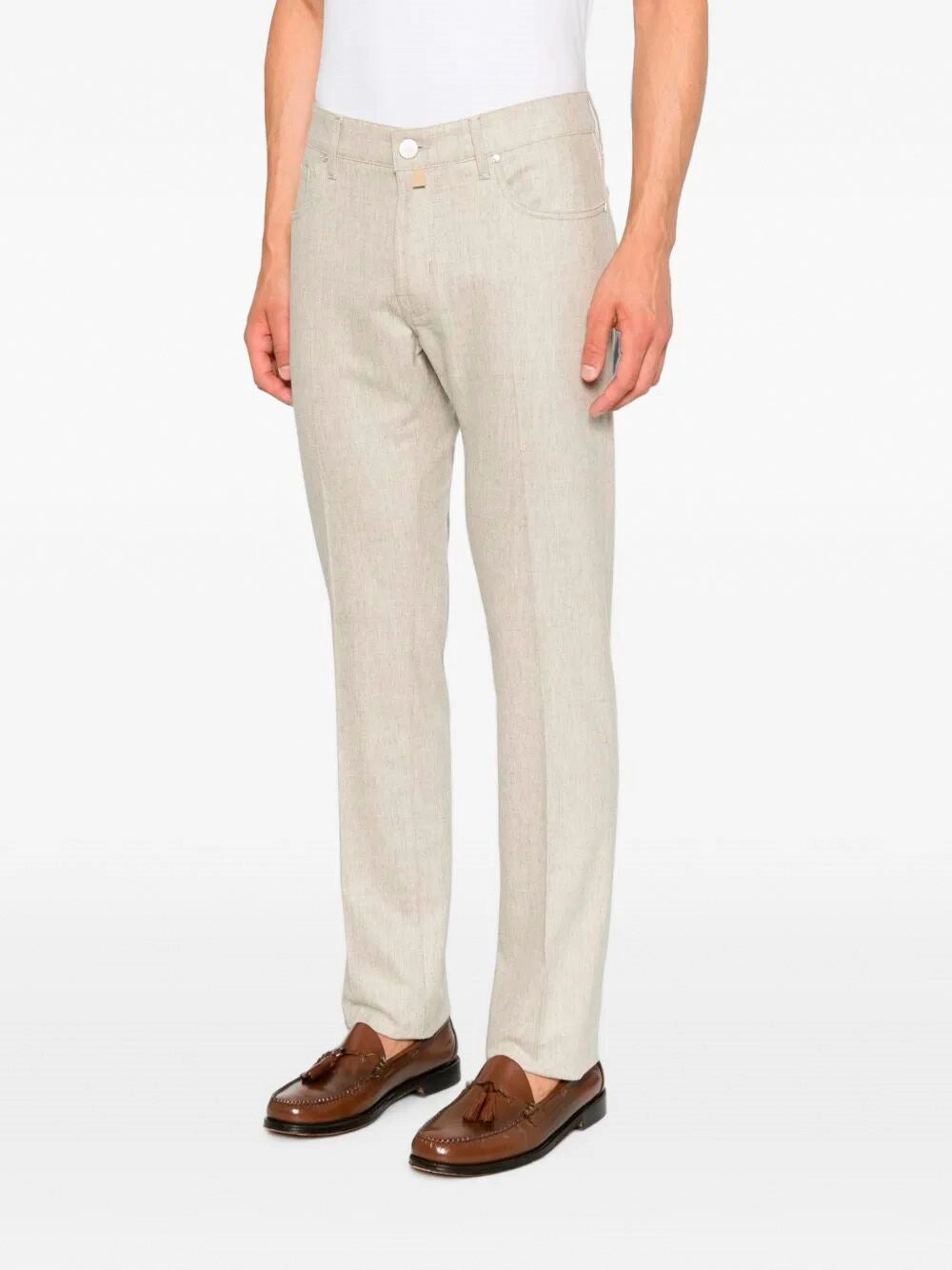 Jacob Cohen Men `Bard Fast` Slim Fit 5-Pocket With Zipper