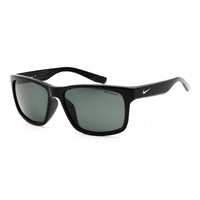 Nike Nike Sunglasses Rectangle Full Rim, Shiny Black Frame and Grey Polarized Lens NIKECRUISERPFQ4678010