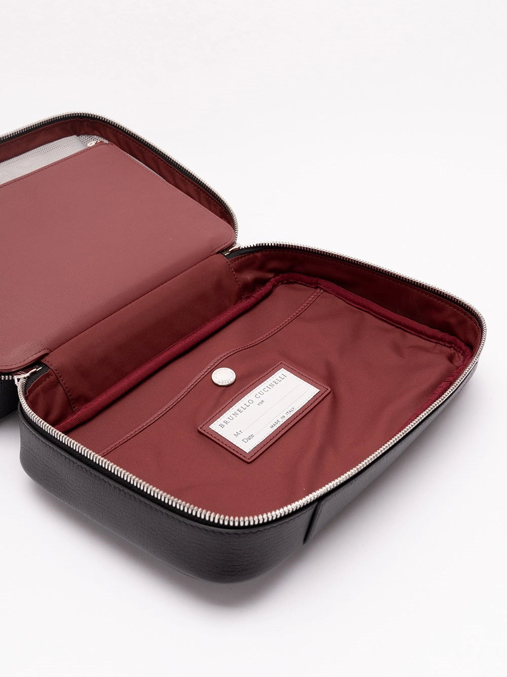 Brunello Cucinelli Men Leather Beauty Case