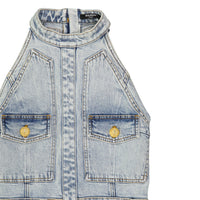 Balmain Balmain Denim Mini Dress Women