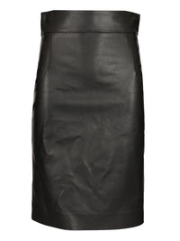 Tagliatore Women Suede Midi Skirt