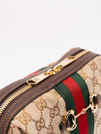 Gucci Gucci Women Horsebit Web Crossbody Bag
