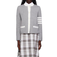 Thom Browne Thom Browne 4- Bar Wool Cardigan Women