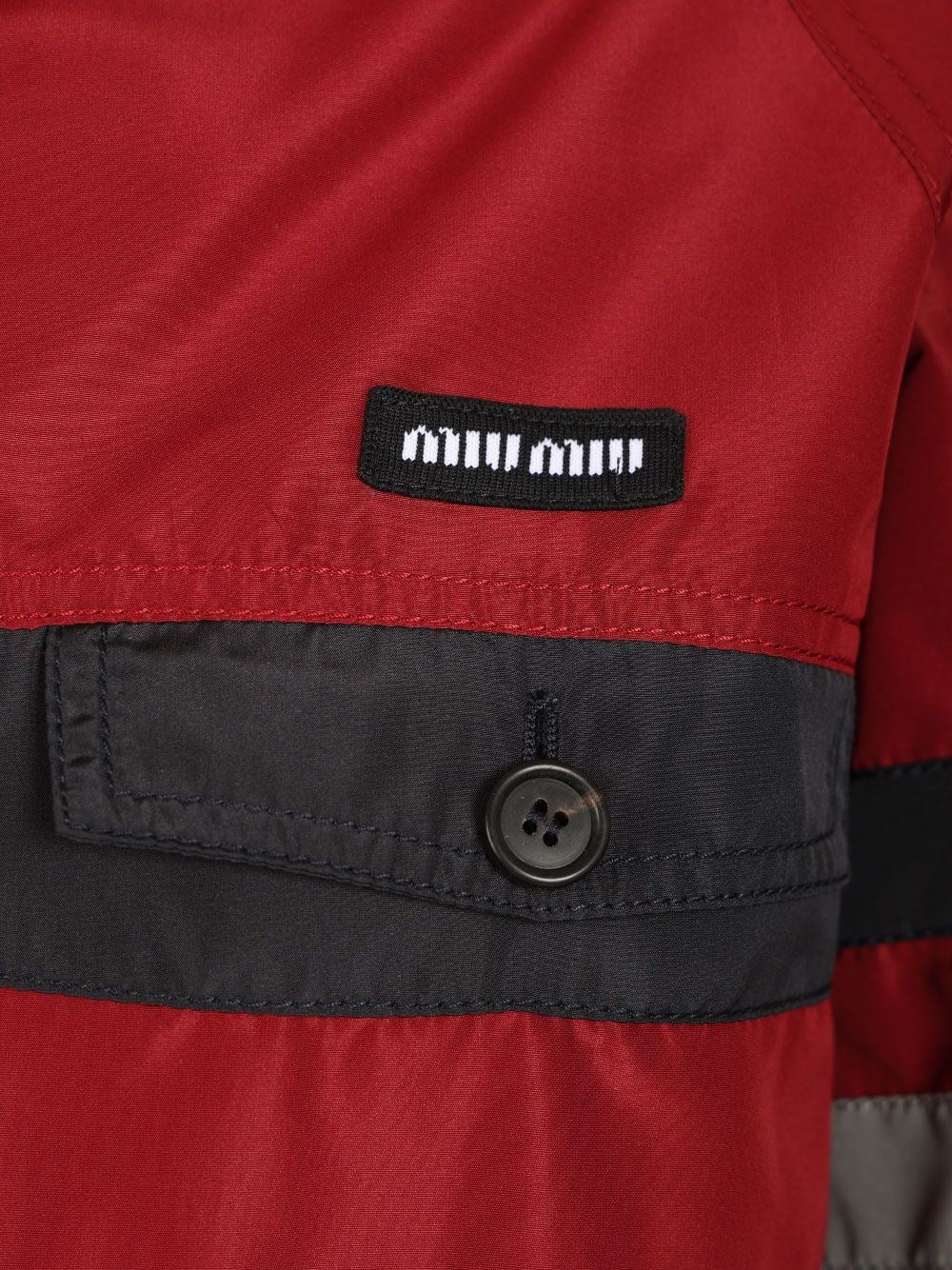 Miu Miu Women Blouson In Technical Canvas