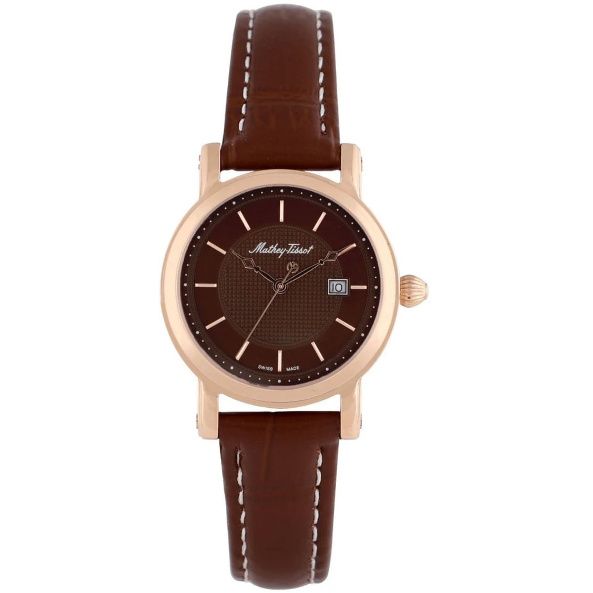 Mathey-Tissot Mathey-Tissot Women's City vintage Brown Dial Watch - D31186PM