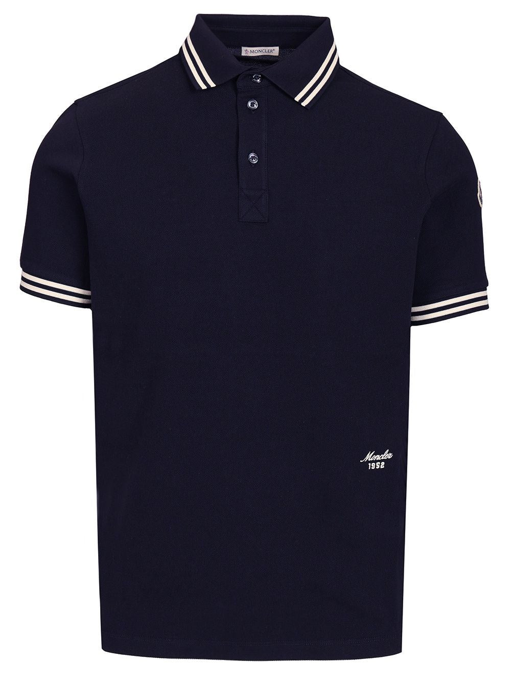 Moncler Moncler Men Piqué Polo Shirt