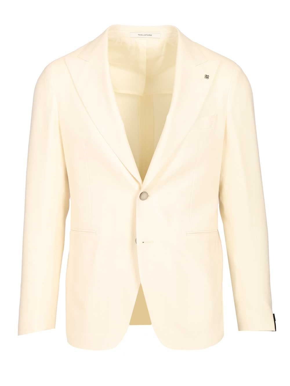 Tagliatore Men "Vesuvio" Wool And Silk Blazer