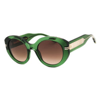 Marc Jacobs Sunglasses Round Full Rim, Green Frame and Brown Gradient Lens MJ1110/S01EDHA