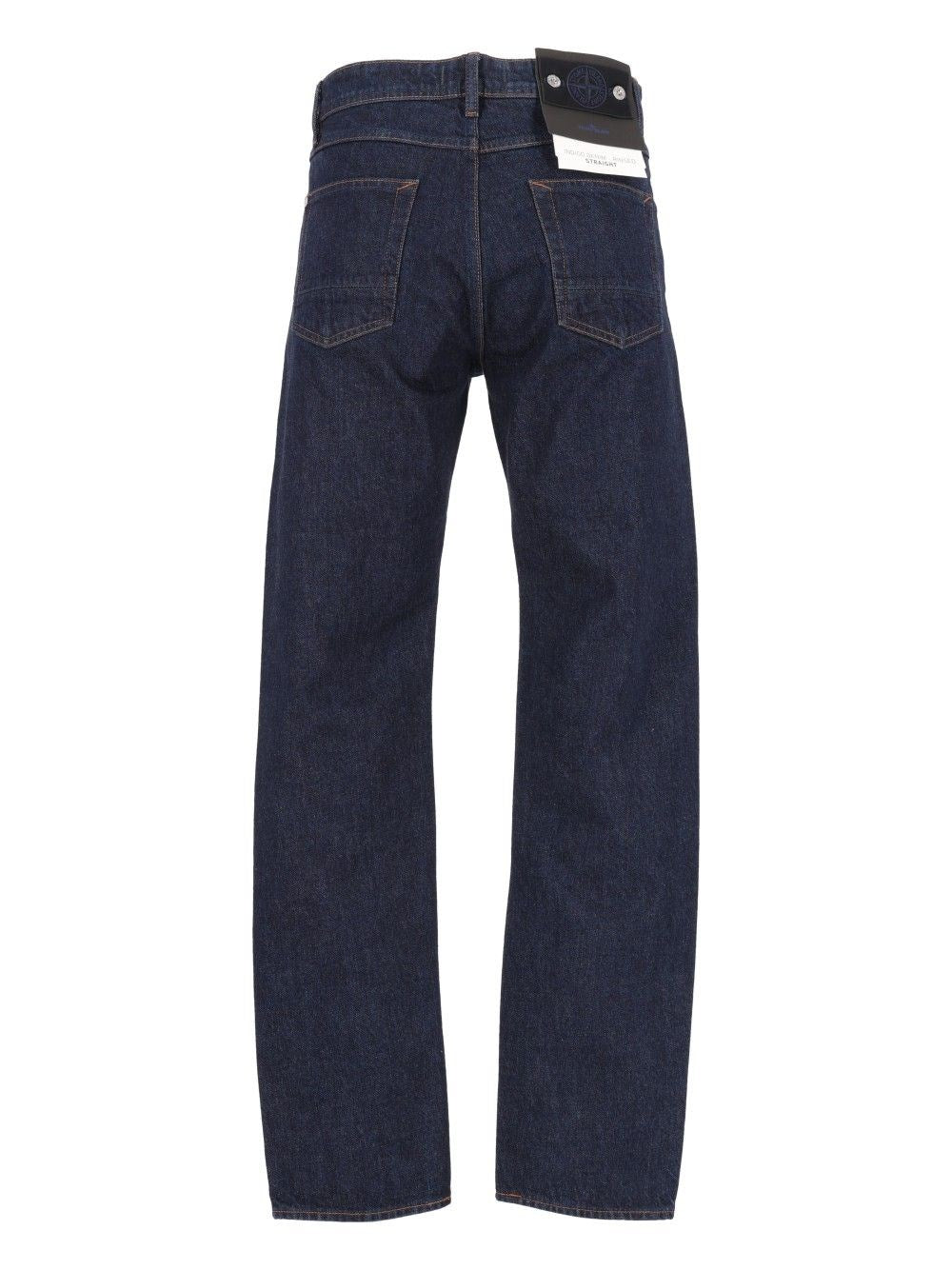 Stone Island Men Blue Rinse Jeans