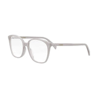 Celine Eyeglasses Geometric Full Rim, Transparent Grey Frame and Clear Demo Lens Lens CL50115I020