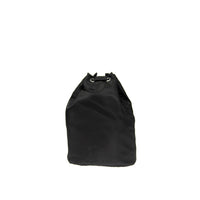 Prada Nylon And Leather Drawstring Pouch Women