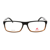 Carrera Carrera Eyeglasses Rectangle Full Rim, Black Brown Frame and Clear Demo Lenses Lens CARRERA88900R6000