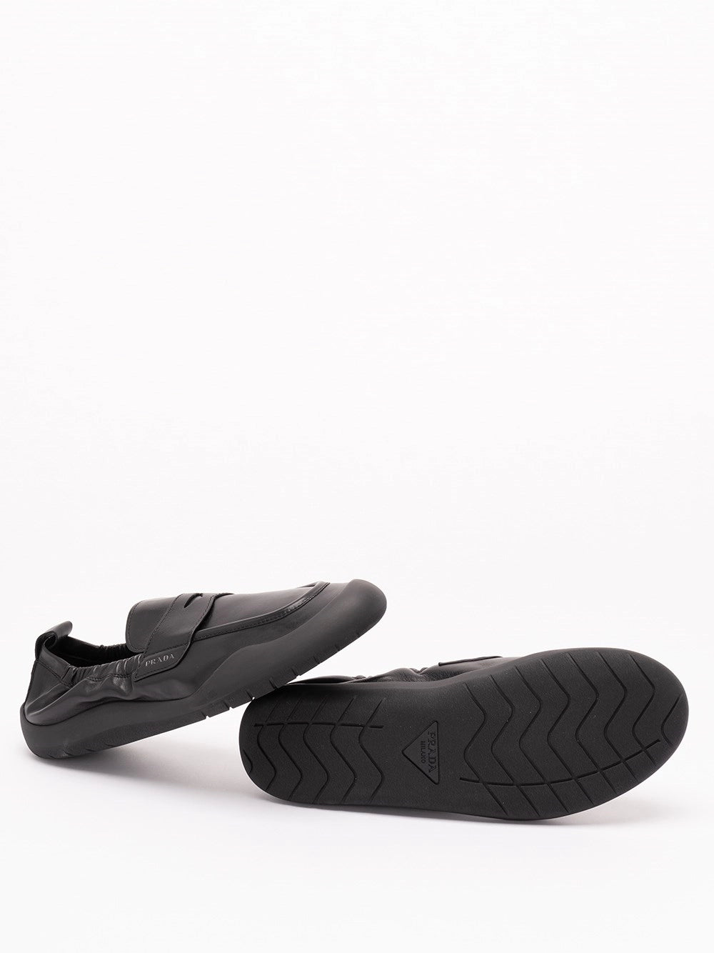Prada Prada Men Speedrock Leather Loafers