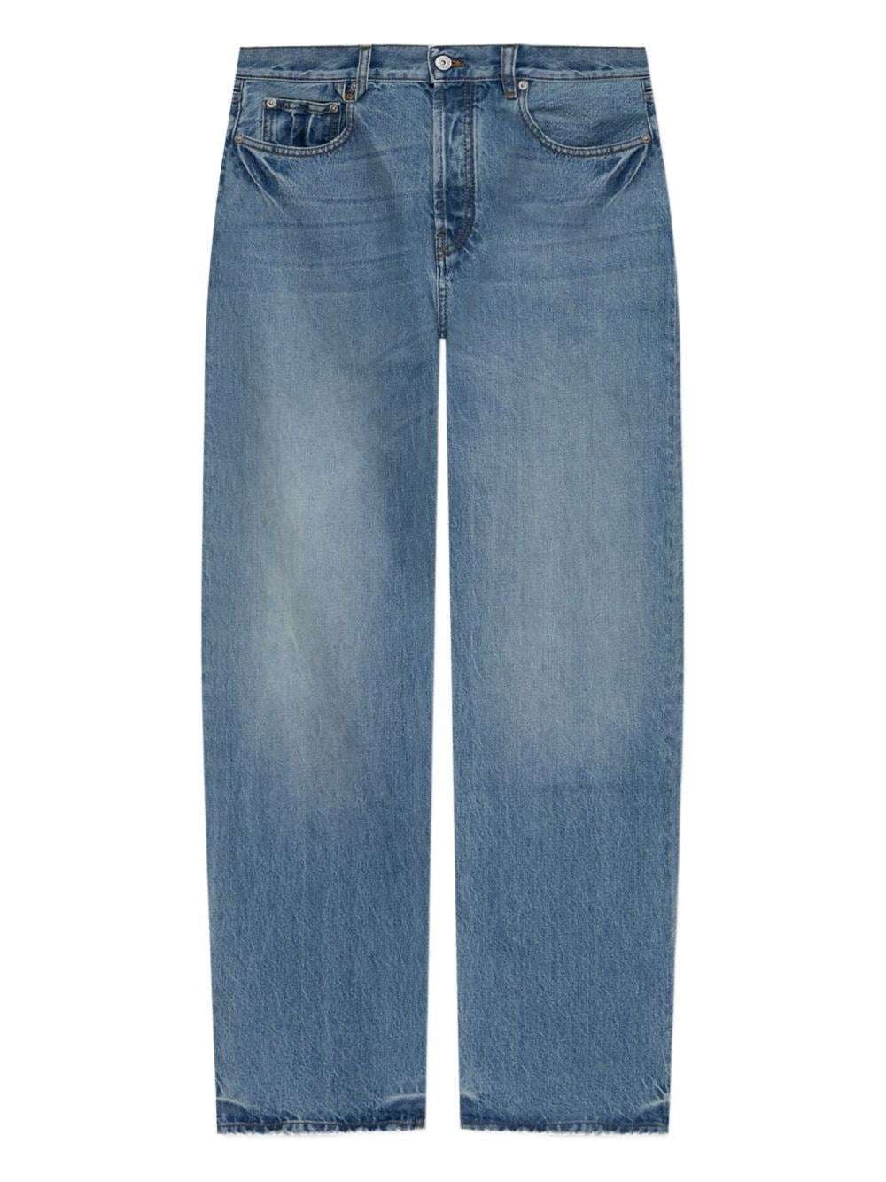 Jacquemus Men Straight Jeans In De-Nîmes Denim