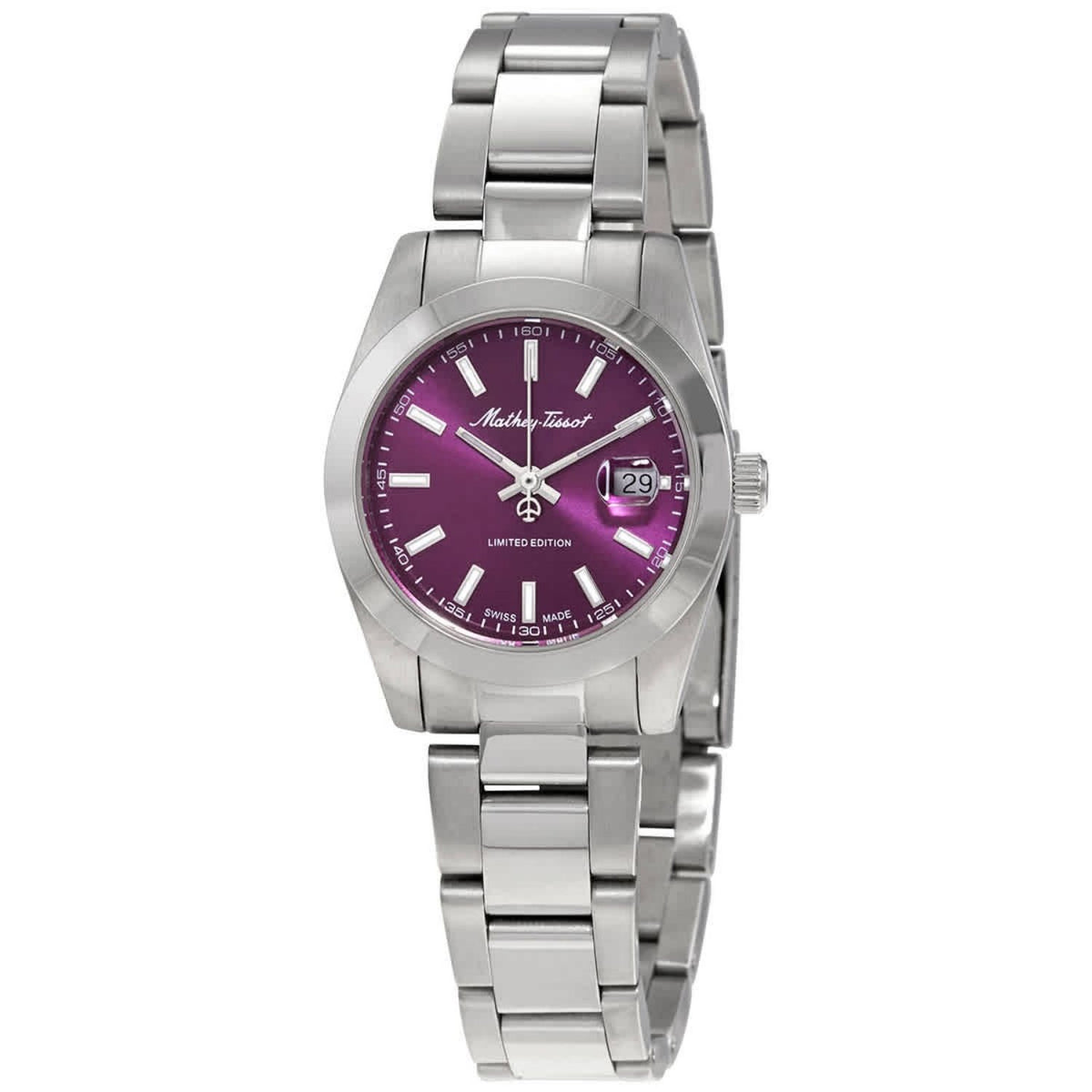 Mathey-Tissot Mathey-Tissot Women's Mathy Sunray Purple Dial Watch - D451PU