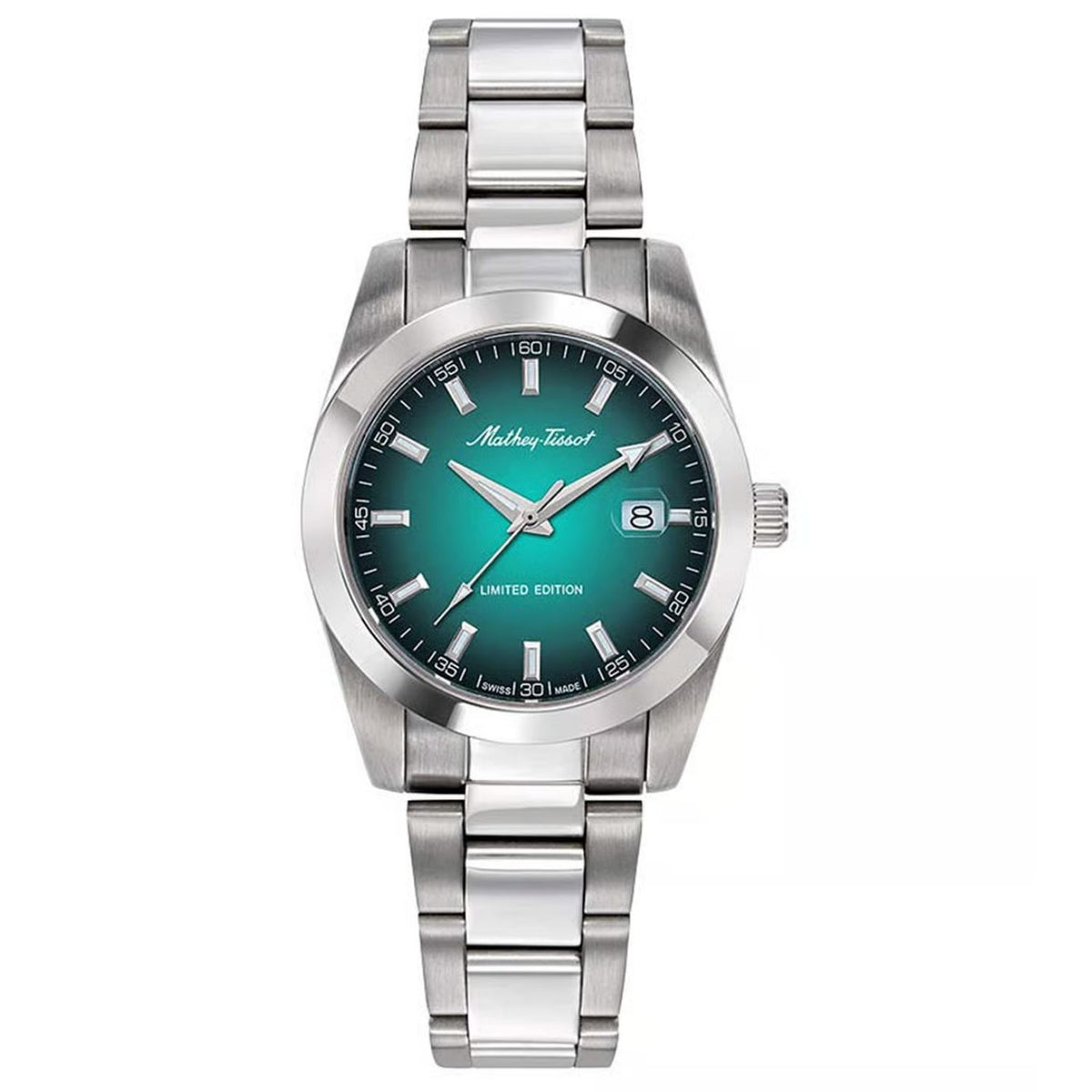 Mathey-Tissot Mathey-Tissot Women's Mathy Sunray Green Dial Watch - D451VEN