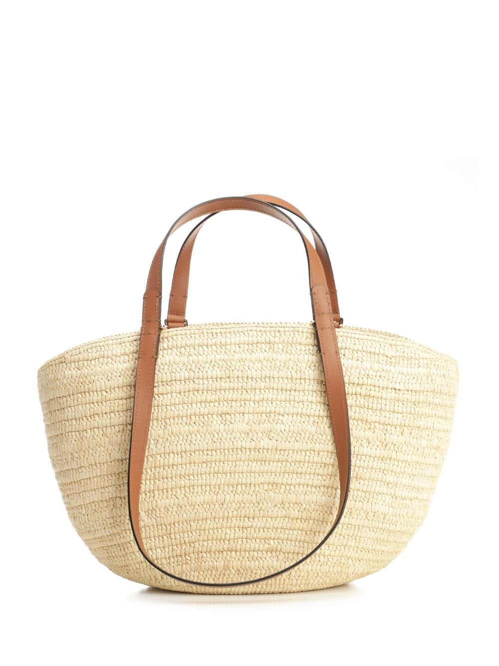 Loewe Paula's Ibiza Women Eclipse Medium Basket Bag In Raffia