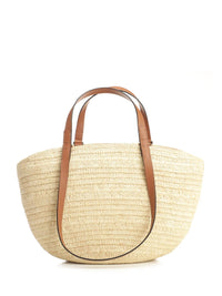 Loewe Paula's Ibiza Women Eclipse Medium Basket Bag In Raffia