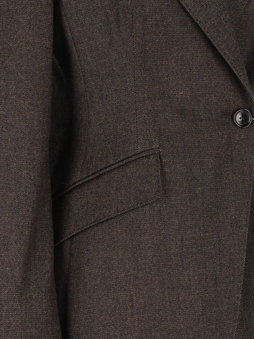 Max Mara Women Fitted Blazer In Denim-Effect Wool