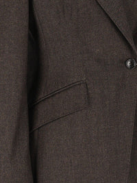 Max Mara Women Fitted Blazer In Denim-Effect Wool