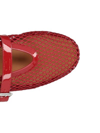 Alaïa Women Mesh Strap Ballerina