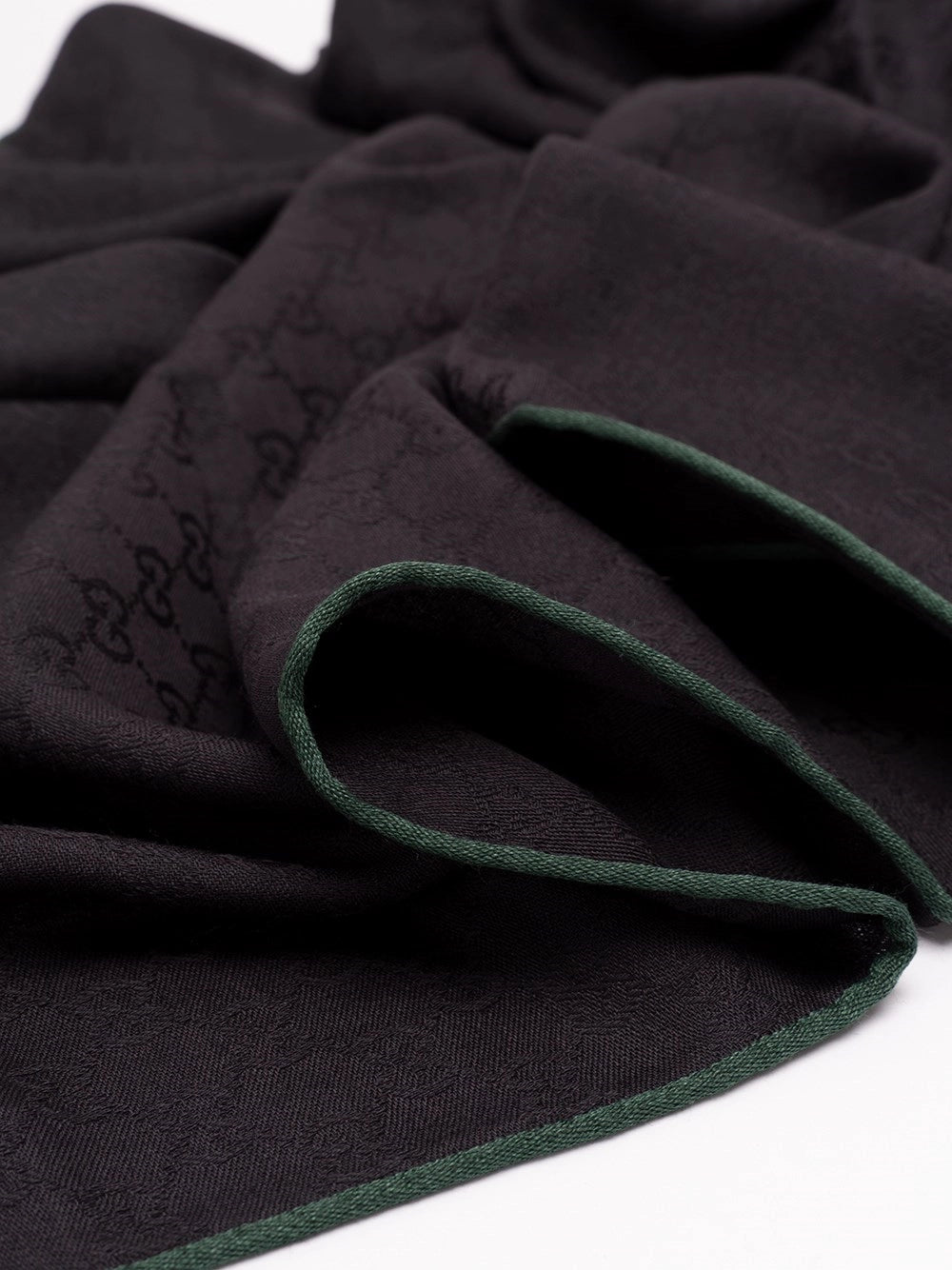 Gucci Gucci Men Gg Wool Silk Jacquard Stole