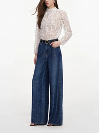 Self-Portrait Women Lace Blouse