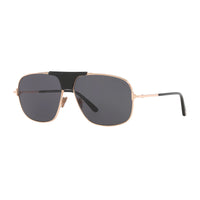 Tom Ford Tom Ford Sunglasses Aviator Full Rim, Shiny Rose Gold Frame and Smoke Lens FT109628A