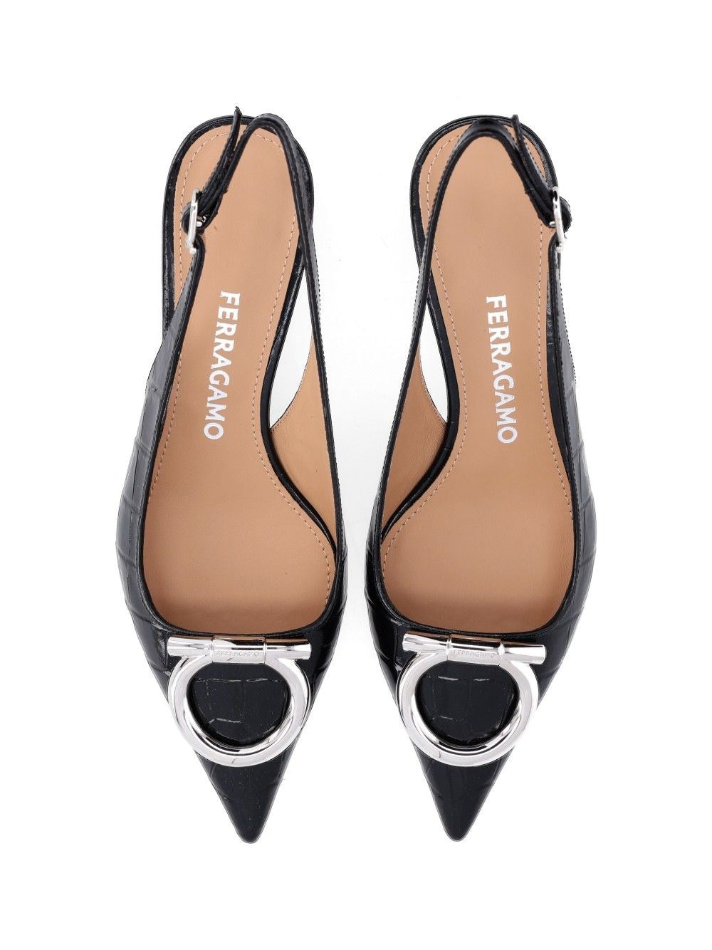 Ferragamo Women Slingback Maxi Gancini