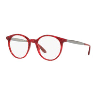 Dolce & Gabbana Eyeglasses Round Full Rim, Cherry Havana Frame and Clear Demo Lens Lens DG32923175