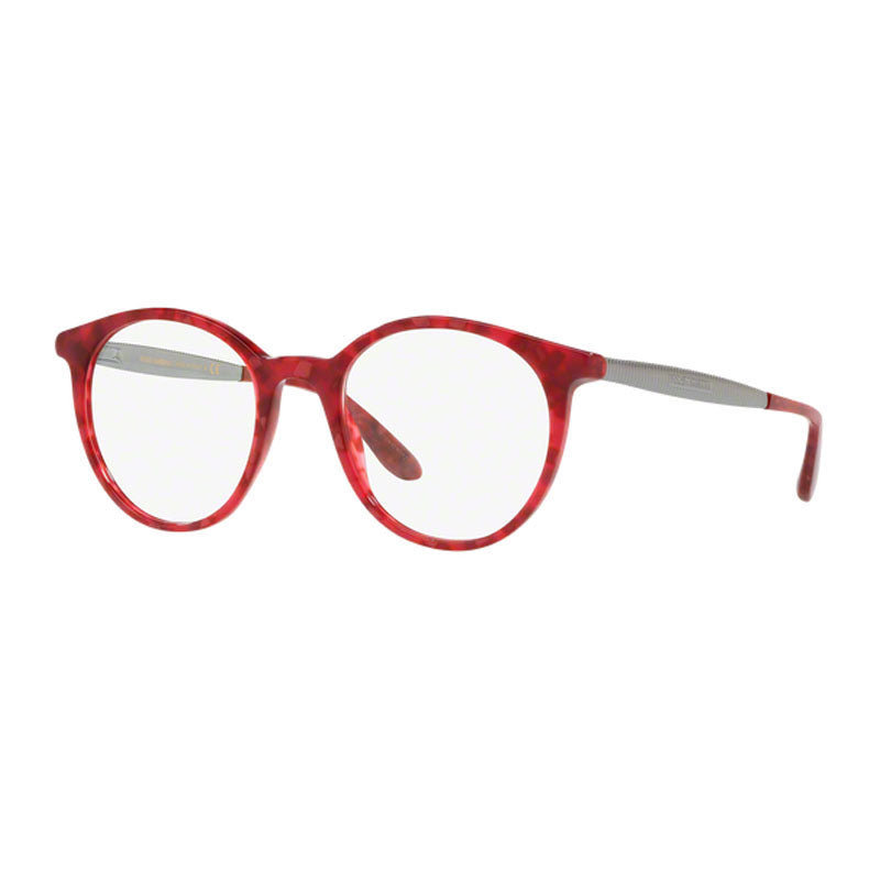 Dolce & Gabbana Eyeglasses Round Full Rim, Cherry Havana Frame and Clear Demo Lens Lens DG32923175
