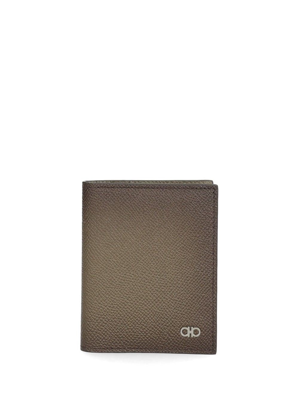 Ferragamo Ferragamo Men "Gancini" Micro Credit Card Holder