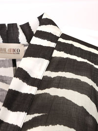 The Attico Women Zebra Print Caftan