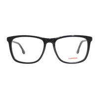 Carrera Carrera Eyeglasses Square Full Rim, Black Frame and Clear Demo Lenses Lens CARRERA263080700