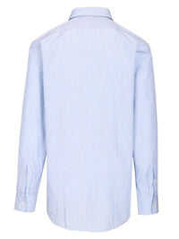 Maison Margiela Men Tailored Striped Cotton Shirt