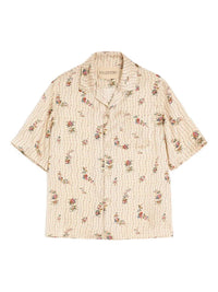 Valentino Garavani Men `Papier Floral` Bowling Shirt
