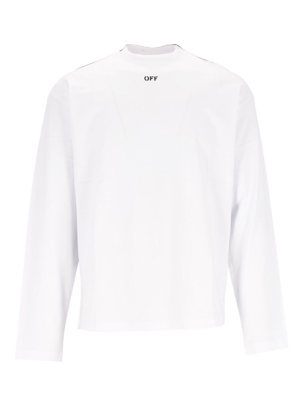 Off-white Off-White Men Negative Arrow Cotton Long-Sleeve T-Shirt
