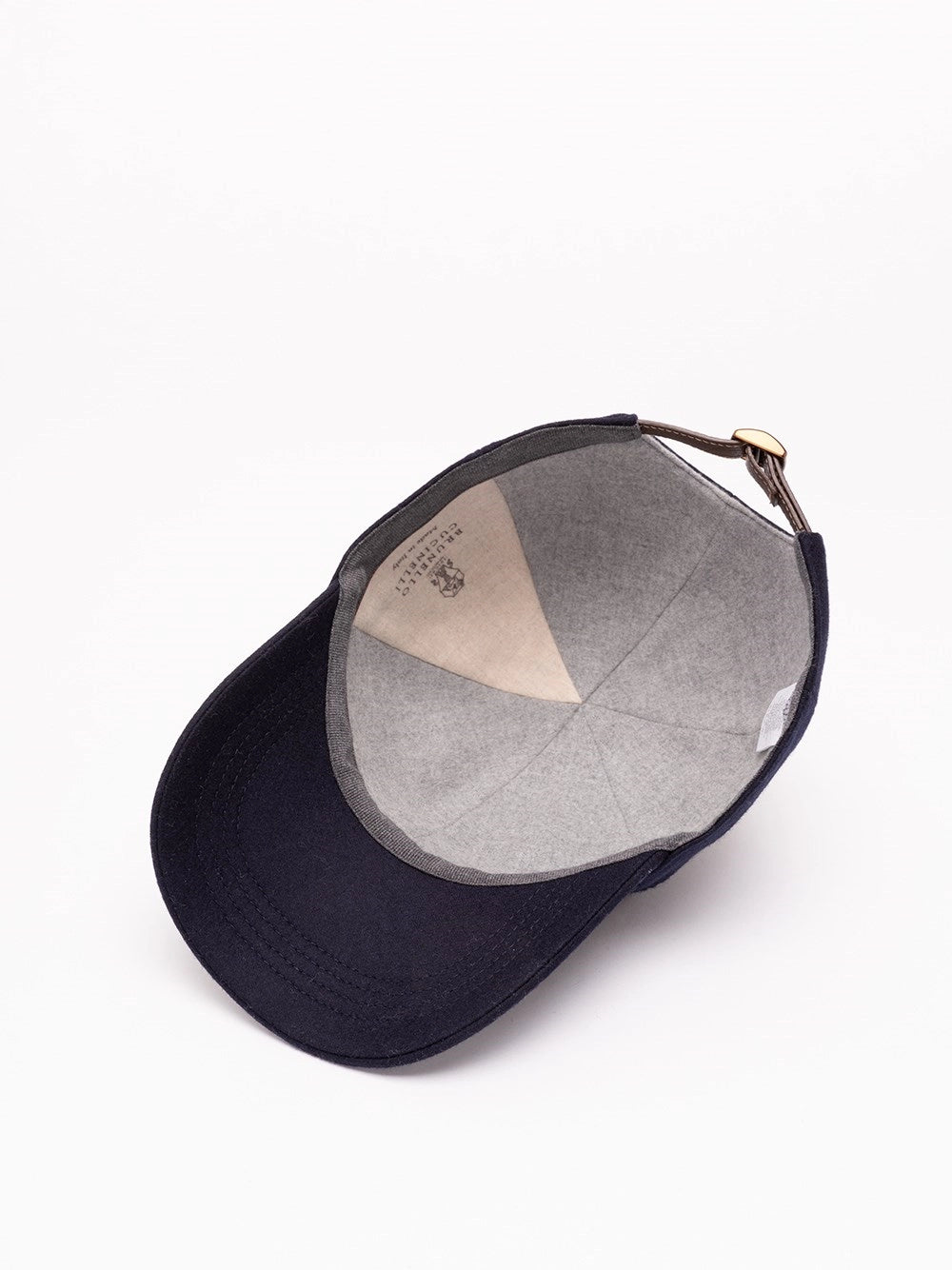 Brunello Cucinelli Men Baseball Cap With Embroidered Logo