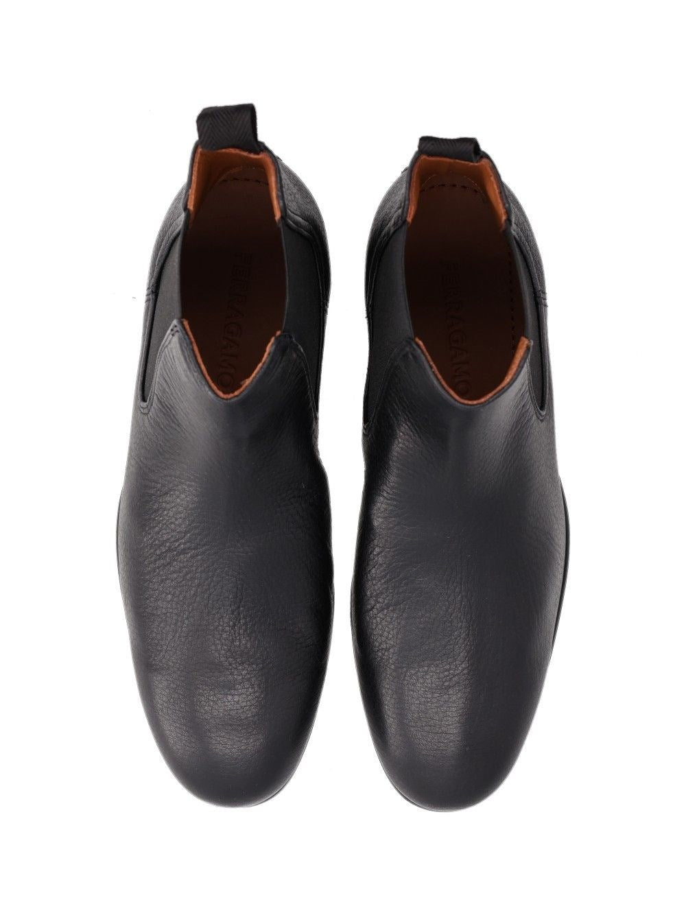 Ferragamo Ferragamo Men Deerskin Chelsea Boots