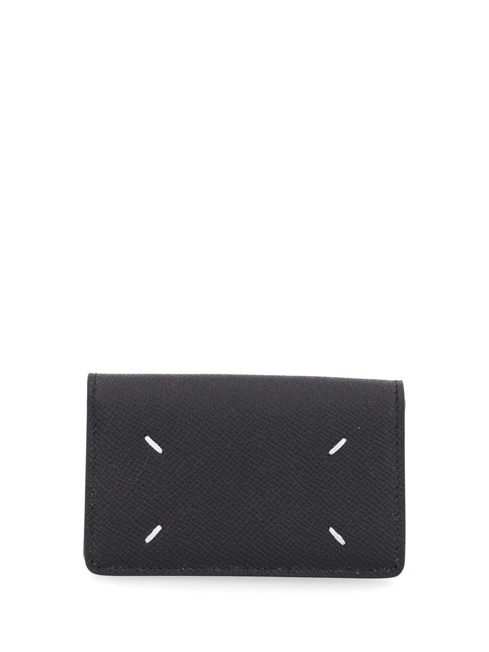 Maison Margiela Maison Margiela Women Leather Card Holder With Four Stitches